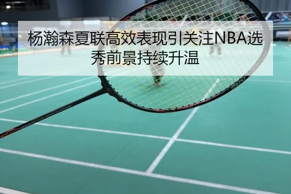 杨瀚森夏联高效表现引关注NBA选秀前景持续升温